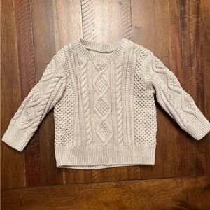 Baby GAP Textured Knit Sweater in Cream